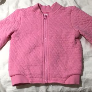 Children’s place quilted front zip jacket 2T euc
